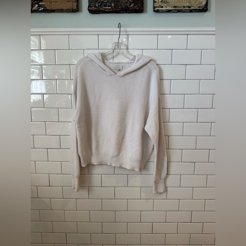 Lucky Brand Women's White Knit Sweater